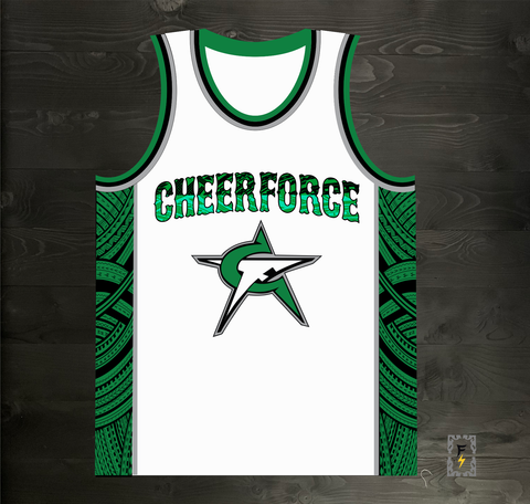 24-9044m CHEERFORCE White Basketball- MADE TO ORDER