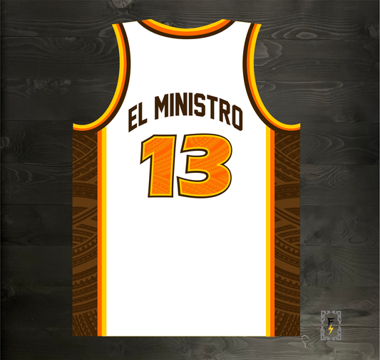 A-023m EL MINISTRO #13 SD 1984 White Tribalz - MADE TO ORDER