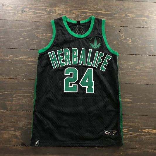 Freestyle Basketball Jersey X Herbalife X BOS Black Green #24