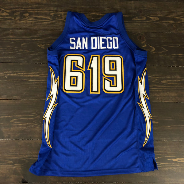 San Diego Basketball Jersey - Blue - XL - Royal Retros