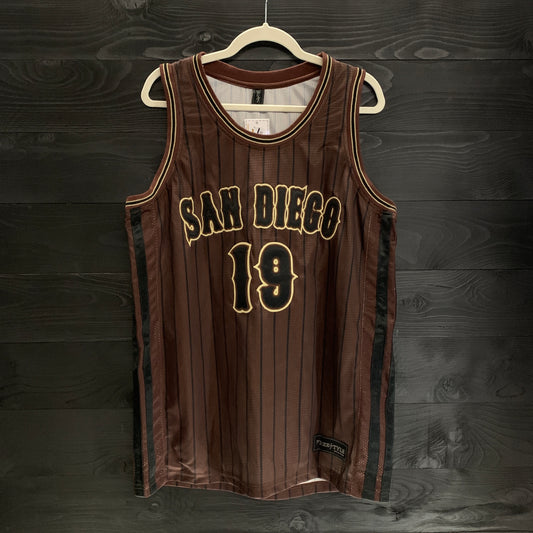 A-068 FS X SDP Friars Brown Black Pinstripes Tuscan #19 MADE TO ORDER