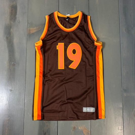 Freestyle Basketball Jersey X Friars 84 Brown Orange #19