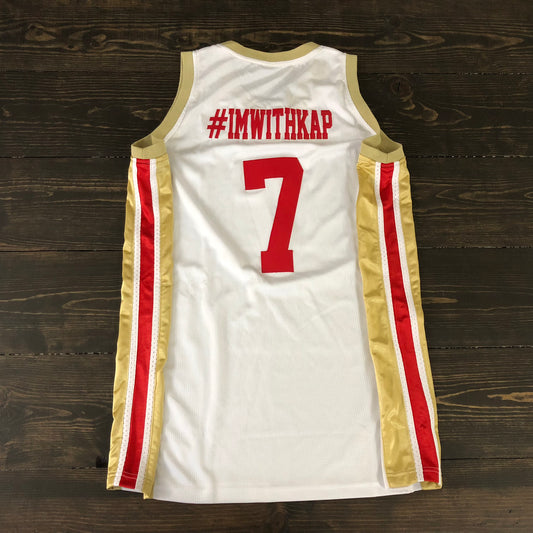 Freestyle Basketball Jersey X SF White #7 IMWITHKAP