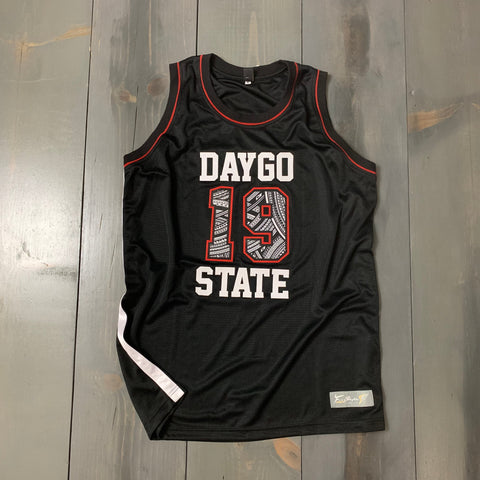 19-0039a GWYNN #19 Daygo State Hoops Black White Tribal - Available Stock