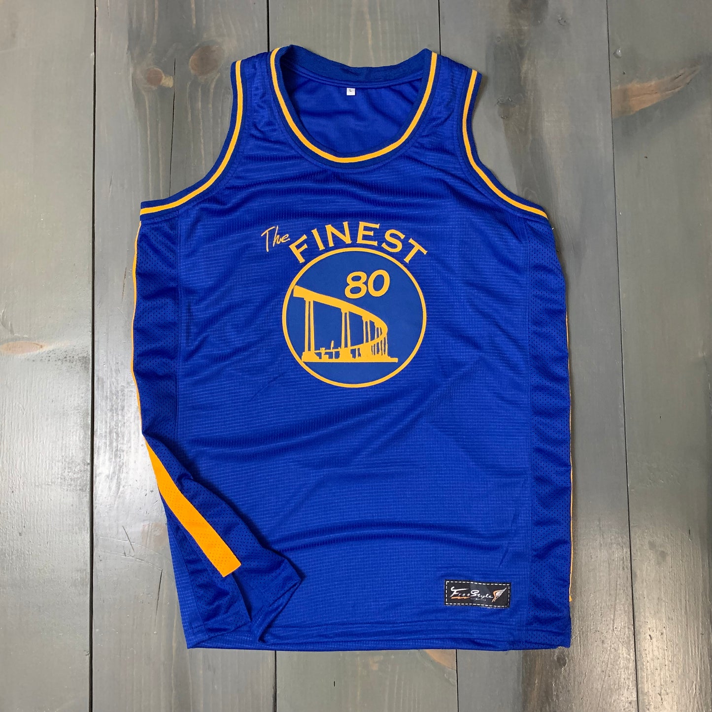 Freestyle Basketball Jersey X Finest Coronado Bridge Royal #80 SAN DIEGO