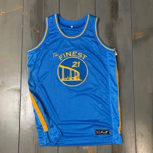 Freestyle Basketball Jersey X Finest Coronado Bridge Powder #21 SAN DIEGO