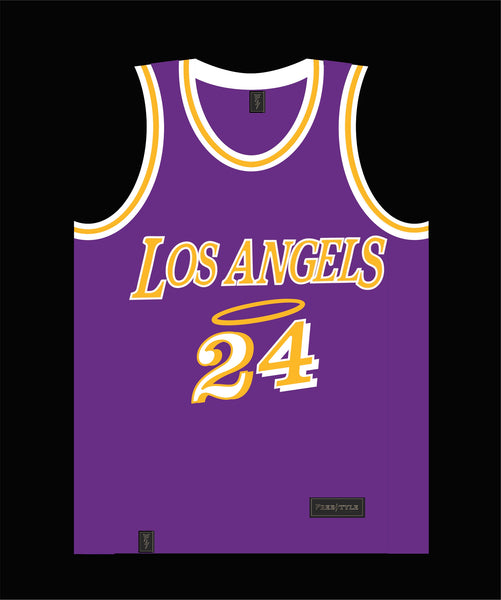 Los Angels in Purple Gold Two Four BRYANT