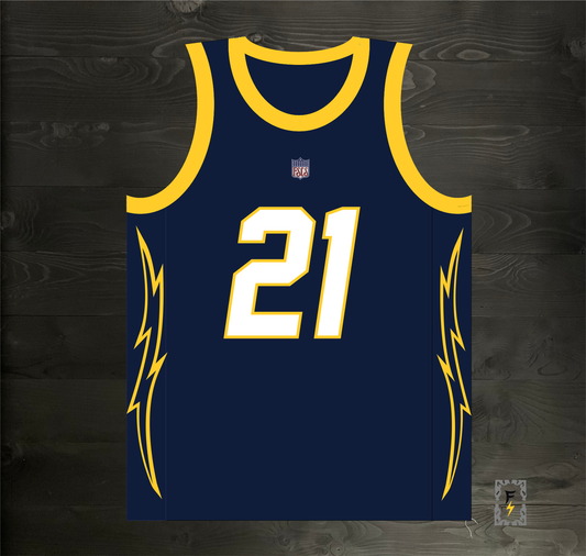 B-006m TOMLINSON #21 BOLTS Navy - MADE TO ORDER
