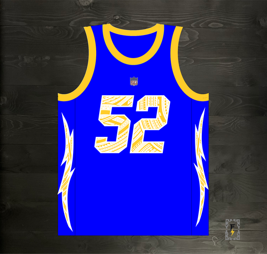 B-007m MACK #52 BOLTS Royal Tribalz - MADE TO ORDER