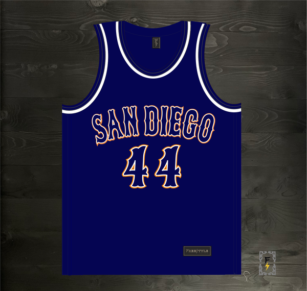 23-2045m MUSGROVE #44 San Diego Home Navy 98 Remix - MADE TO ORDER
