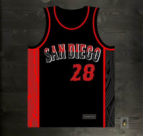 23-3000m FAULK #28 San Diego State City Ckonnect Remix - MADE TO ORDER