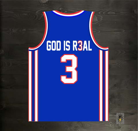 23-9002m GOD IS R3AL #3 BUF Home Royal - MADE TO ORDER