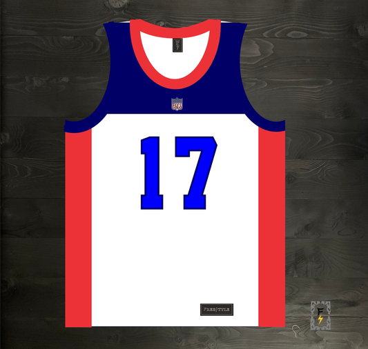 N-363m ALLEN #17 BUF Throwback White - MADE TO ORDER