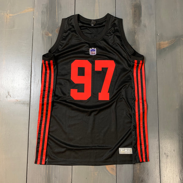 Freestyle Basketball Jersey X SF Black Red #97