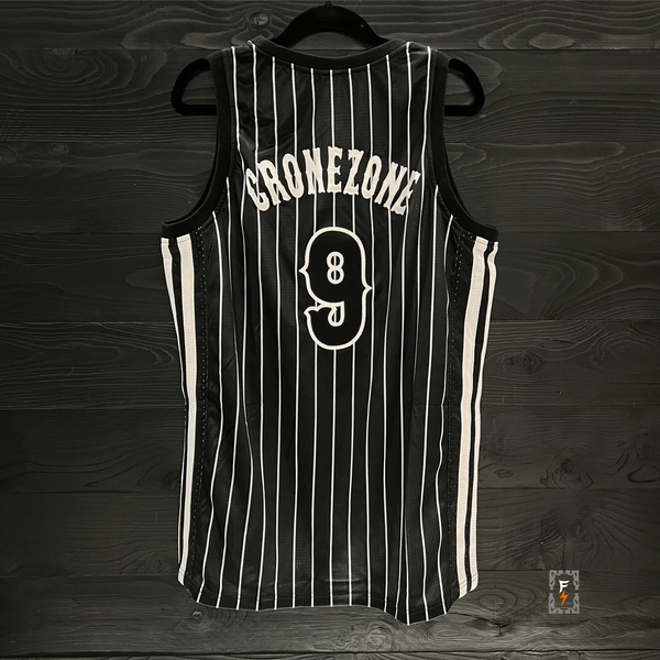 22-2000a CRONEZONE #9 SLAM DIEGO Black White Gray Pinstripes - Available Stock