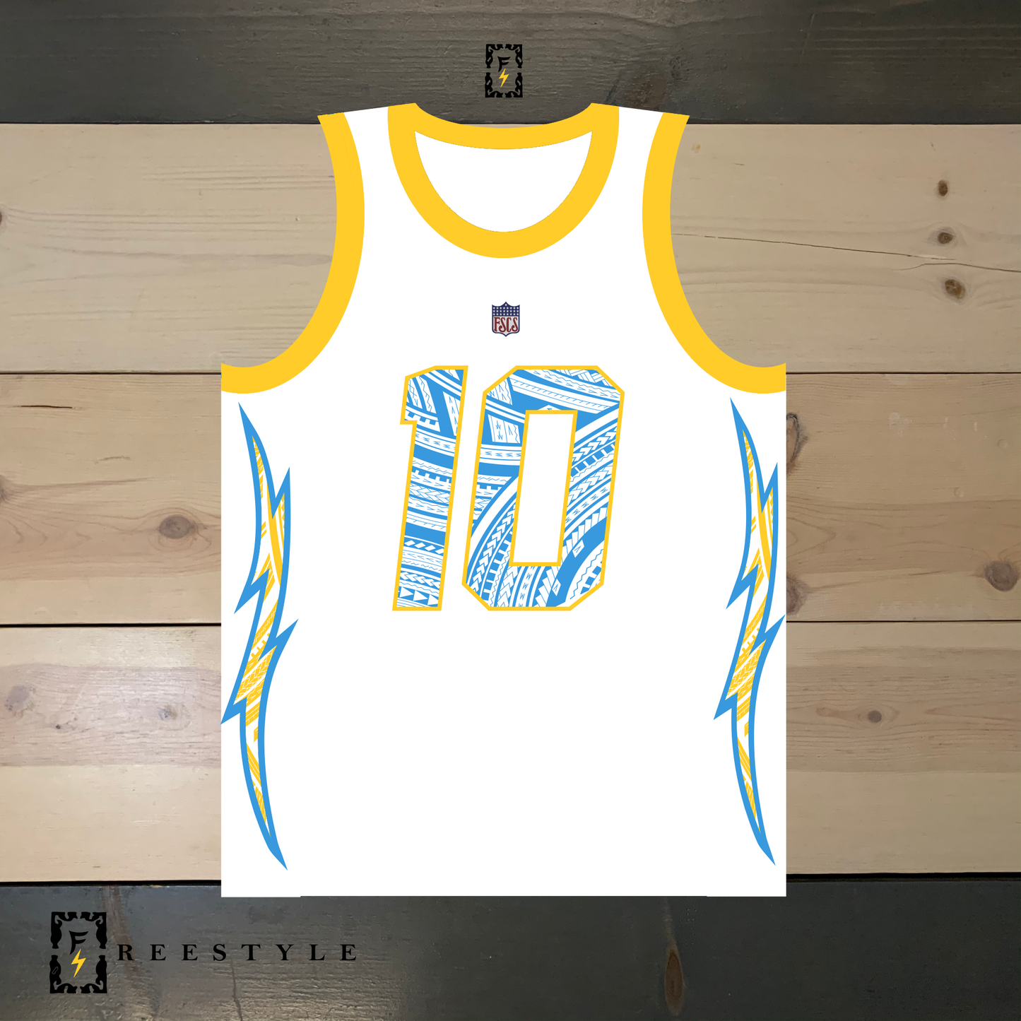 FS X LAC White Powder Yellow Trim 2020 Tribal #10